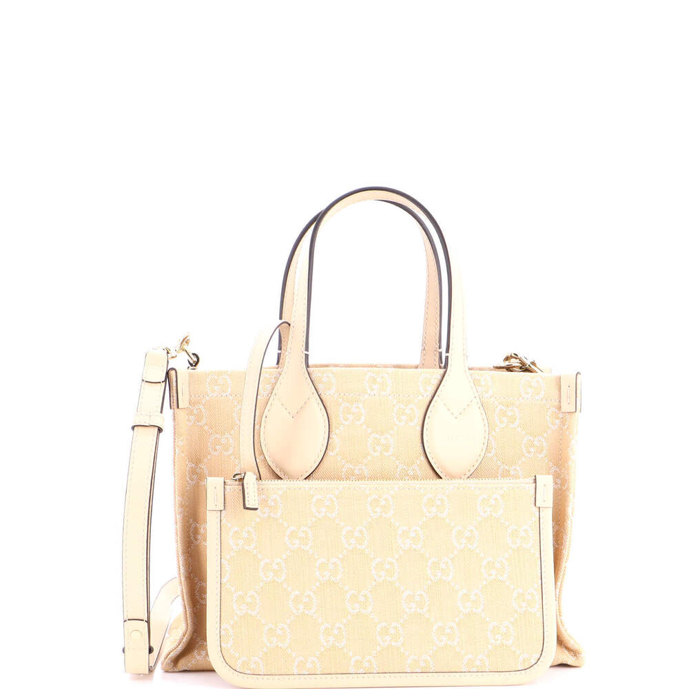 Gucci Medium Ophidia Shopper Tote GG Denim - Picture 2 of 5